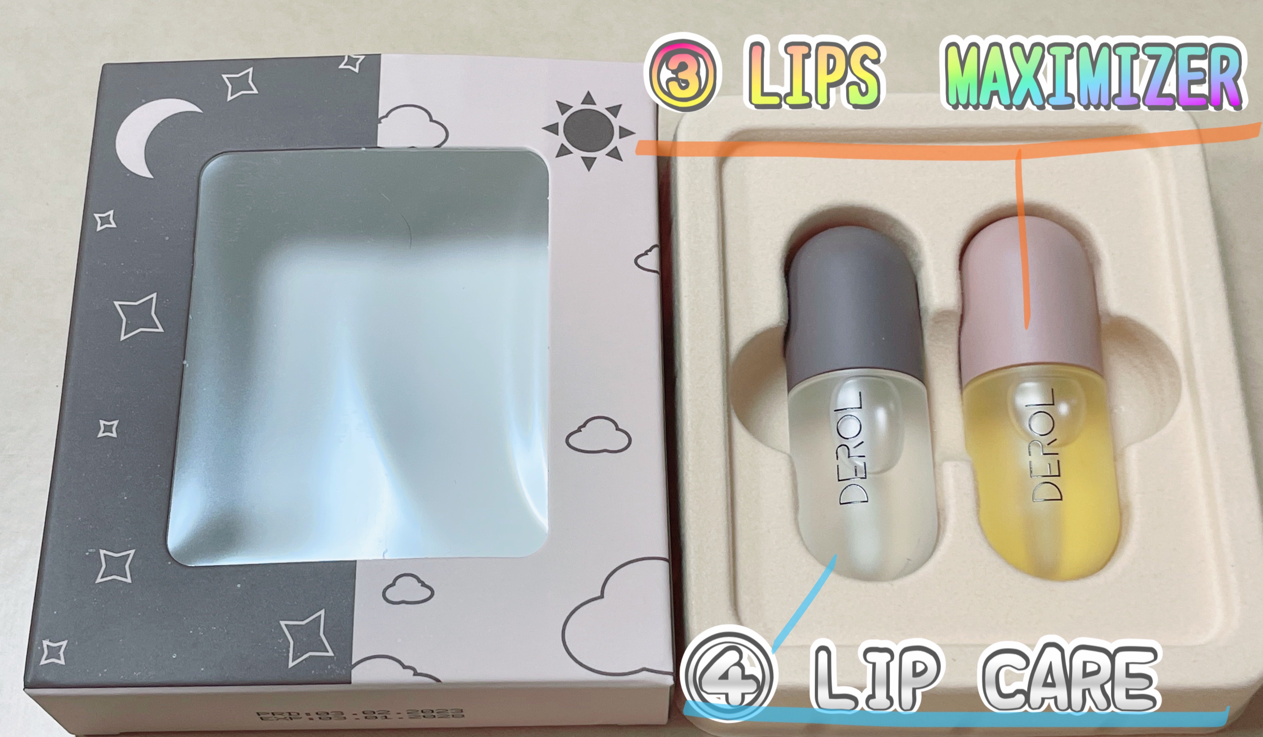 DEROLリッププランパー＆リップケアグロスセット/DEROL /リッププランパーを使ったクチコミ（3枚目）