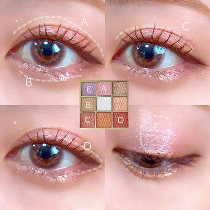 ソフトクレイビームアイシャドウパレット/AMIOK/ジェル・クリームアイシャドウを使ったクチコミ(4枚目)