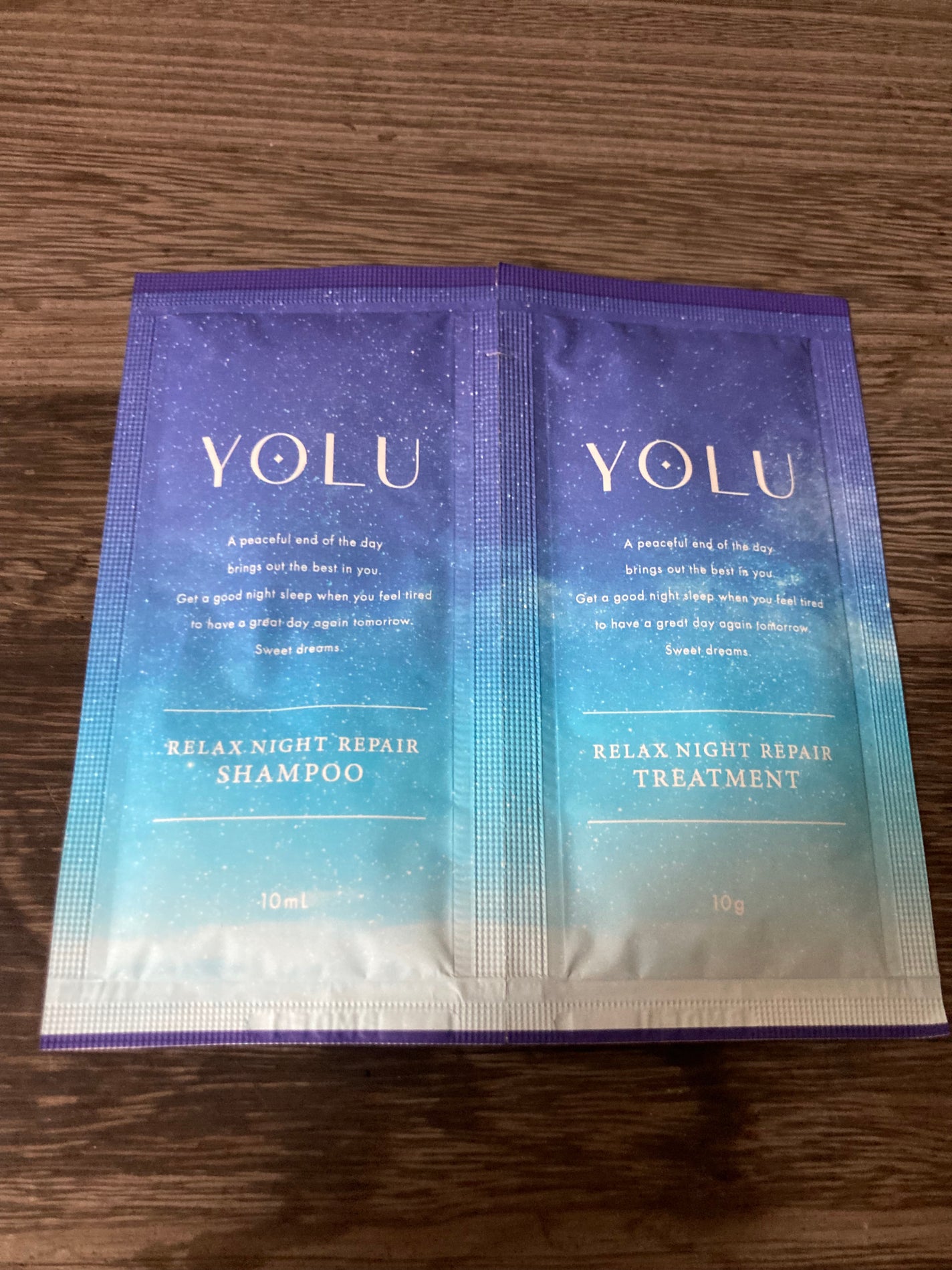 リラックスナイトリペア シャンプー/トリートメント/YOLU/市販シャンプーを使ったクチコミ(1枚目)