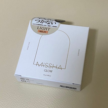 グロウ クッション ライト <ライトタイプ>/MISSHA/クッションファンデーションを使ったクチコミ(1枚目)