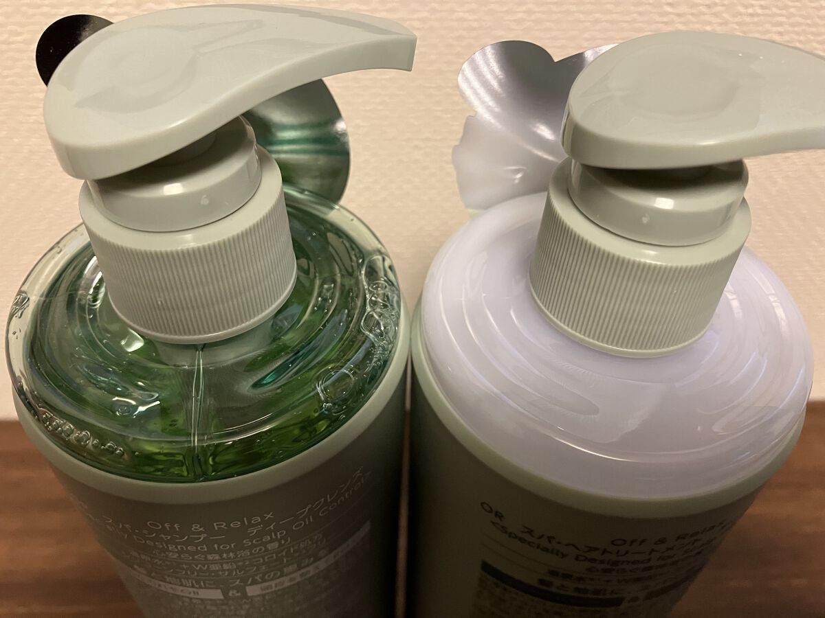 スパ・シャンプー/ヘアトリートメント ディープクレンズ/Off&Relax/市販シャンプーを使ったクチコミ（2枚目）