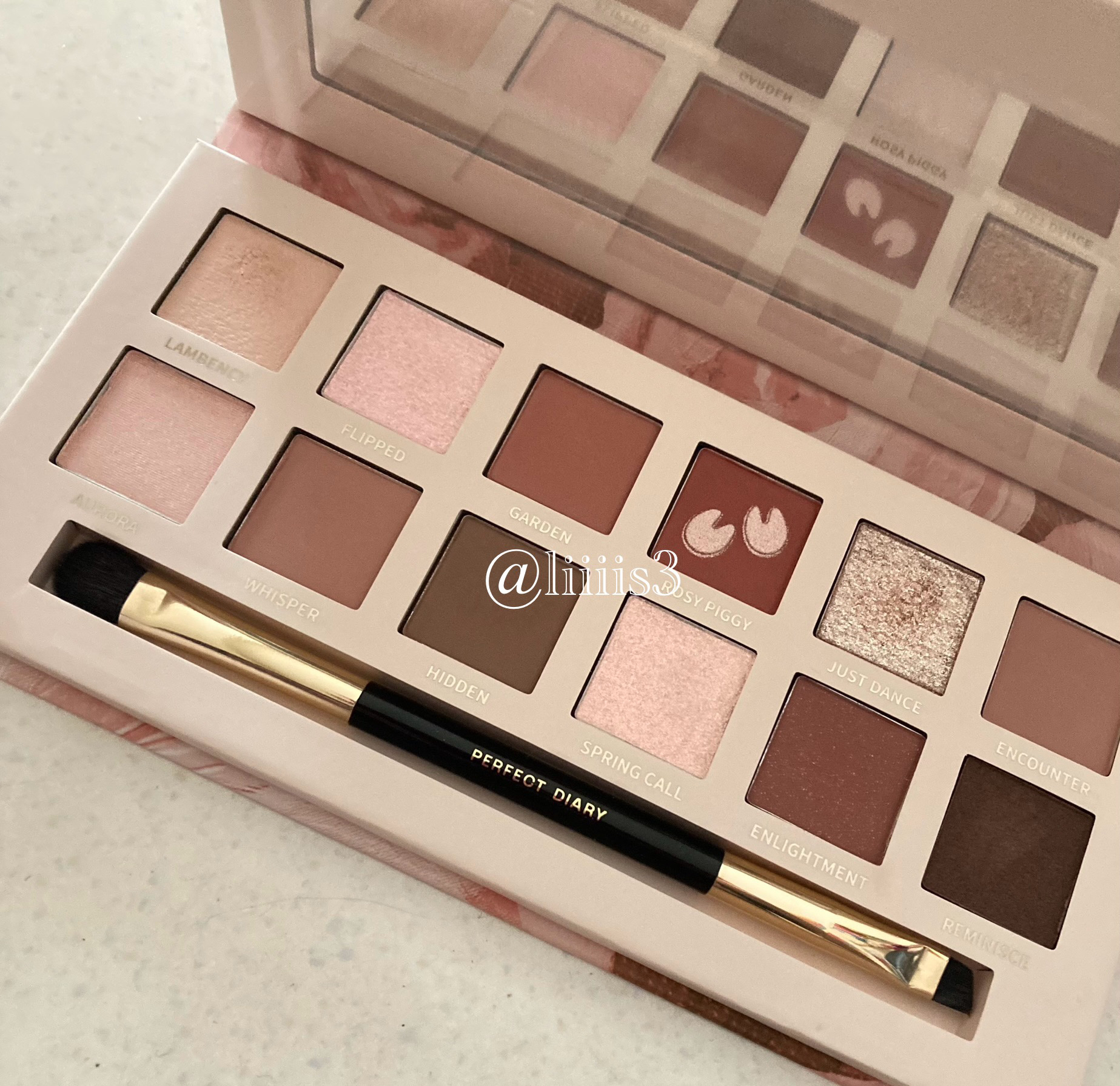 エクスプローラ12色 動物アイシャドウパレット/PERFECT DIARY/アイシャドウパレットを使ったクチコミ（2枚目）