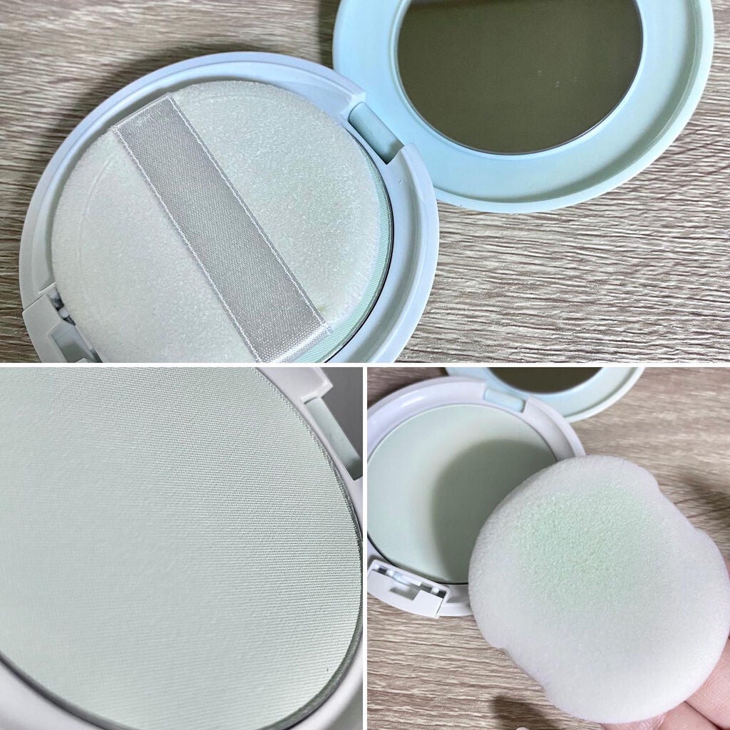 カラープレストパウダー ハーブ/毛穴パテ職人/プレストパウダーを使ったクチコミ(2枚目)