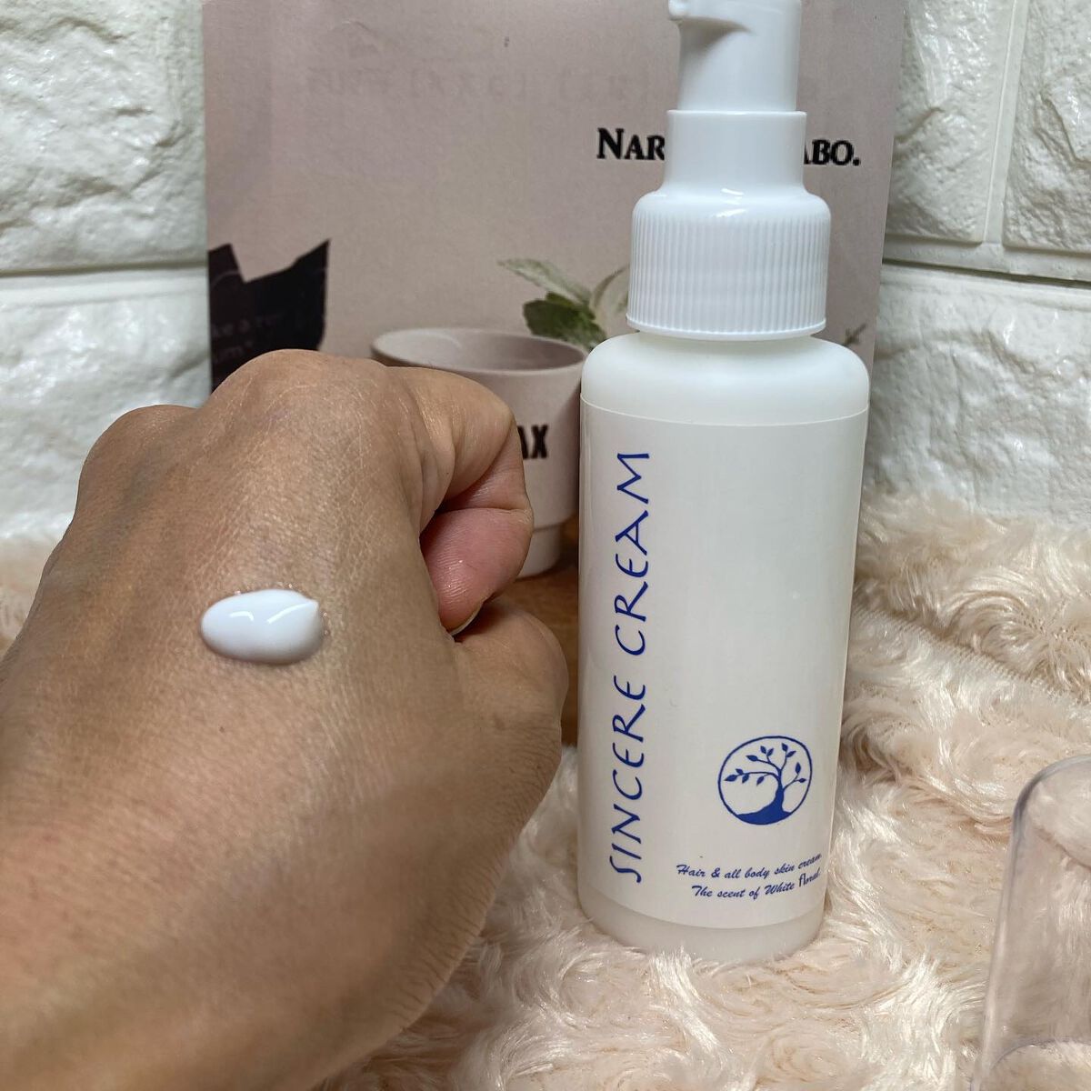 ちゃんぶぅ 投稿ある方フォロバします💕 on LIPS 「Sincerecreamシンシアクリーム80ml⭐️洗い流さな..」(2枚目)