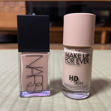 夏のファンデーションはこれで
決まり

気分によってこの2つを使い分けて
行こうと思う

#NARS #ナーズ #ライトリフレクティング ファンデーション #メイクアップフォーエバー #HDファンデーシ