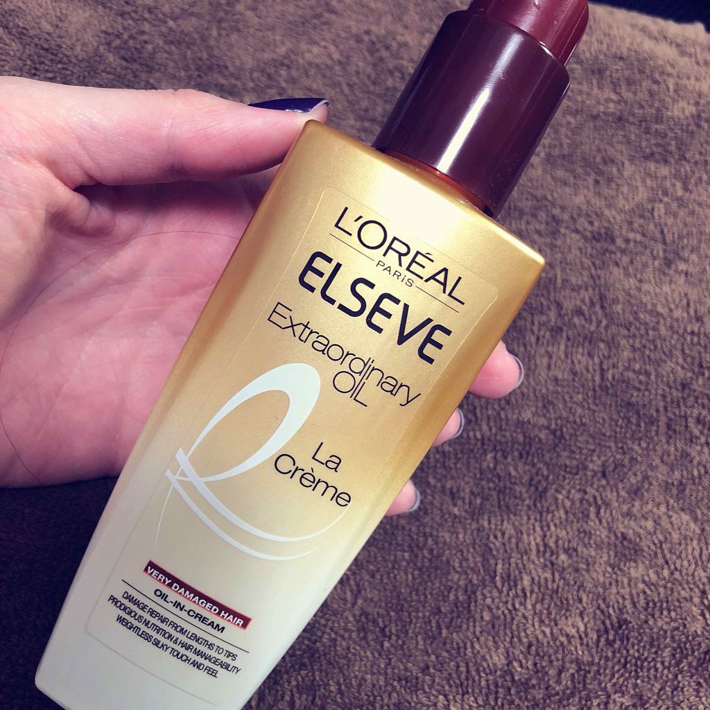 エルセーヴ エクストラオーディナリー オイル ラ クレム エクストラ リッチ フィニッシュ/ロレアル パリ/ヘアオイルを使ったクチコミ（1枚目）