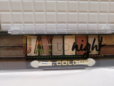 DAY TO NIGTHT la.colorsアイシャドウ/サンキューマート/アイシャドウパレットを使ったクチコミ（1枚目）