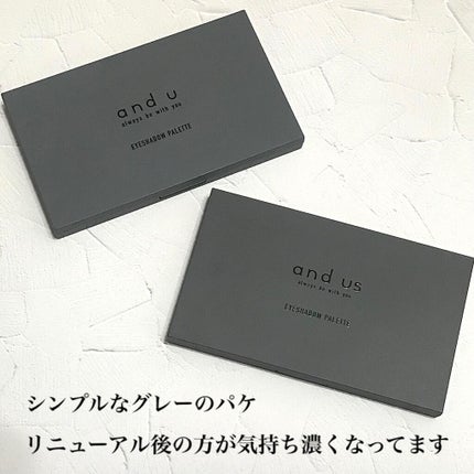 アイシャドウパレット/and U/アイシャドウパレットを使ったクチコミ(2枚目)