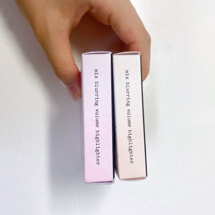 ミックスブラーリングボリュームハイライター/wakemake/パウダーハイライトを使ったクチコミ(8枚目)