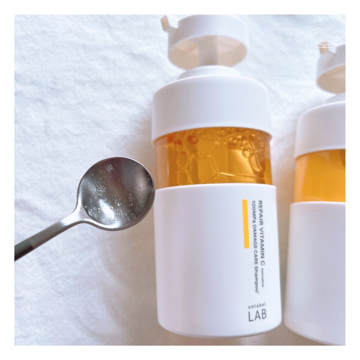 V リペア　シャンプー／ヘアトリートメント ヘアトリートメント 本体（400ml）/unlabel/市販シャンプーを使ったクチコミ（2枚目）