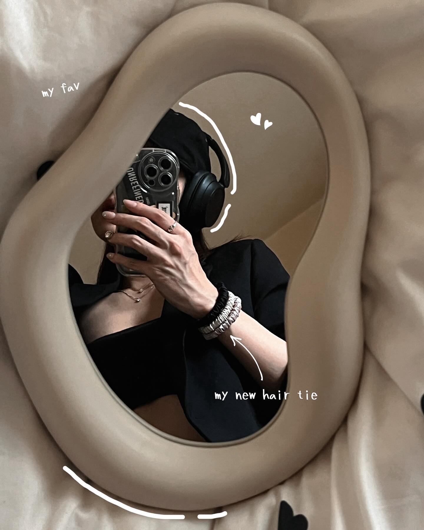 シルクヘアゴム/SEAWIND/ヘアアクセサリーを使ったクチコミ（1枚目）