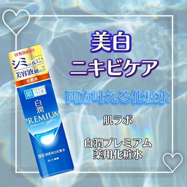 白潤 薬用美白化粧水/肌ラボ/化粧水を使ったクチコミ（1枚目）