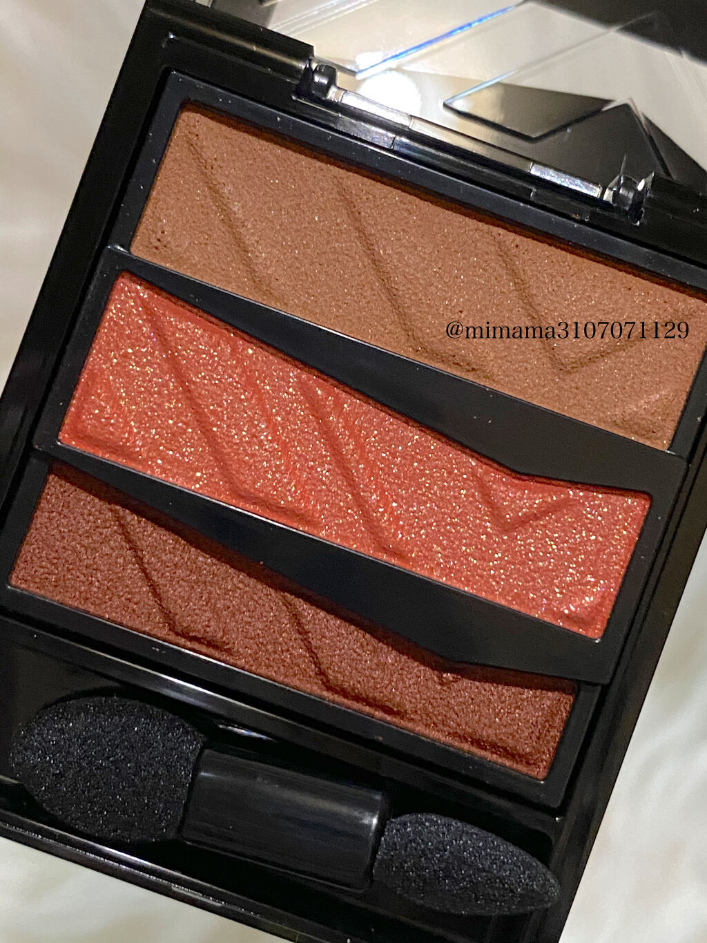 パーツリサイズシャドウ OR-1 ブリックオレンジ/KATE/アイシャドウパレットを使ったクチコミ（3枚目）