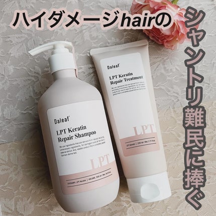 LPTケラチンリペアトリートメント/Daleaf/洗い流すヘアトリートメントを使ったクチコミ(1枚目)