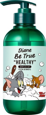 Diane Be True（ダイアンビートゥルー）マイルドモイスチャー ボディソープ  トムとジェリーデザイン（400mL）