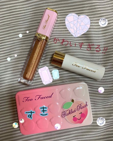 ティックルドピーチ ミニ アイシャドウ パレット/Too Faced/アイシャドウパレットを使ったクチコミ（2枚目）