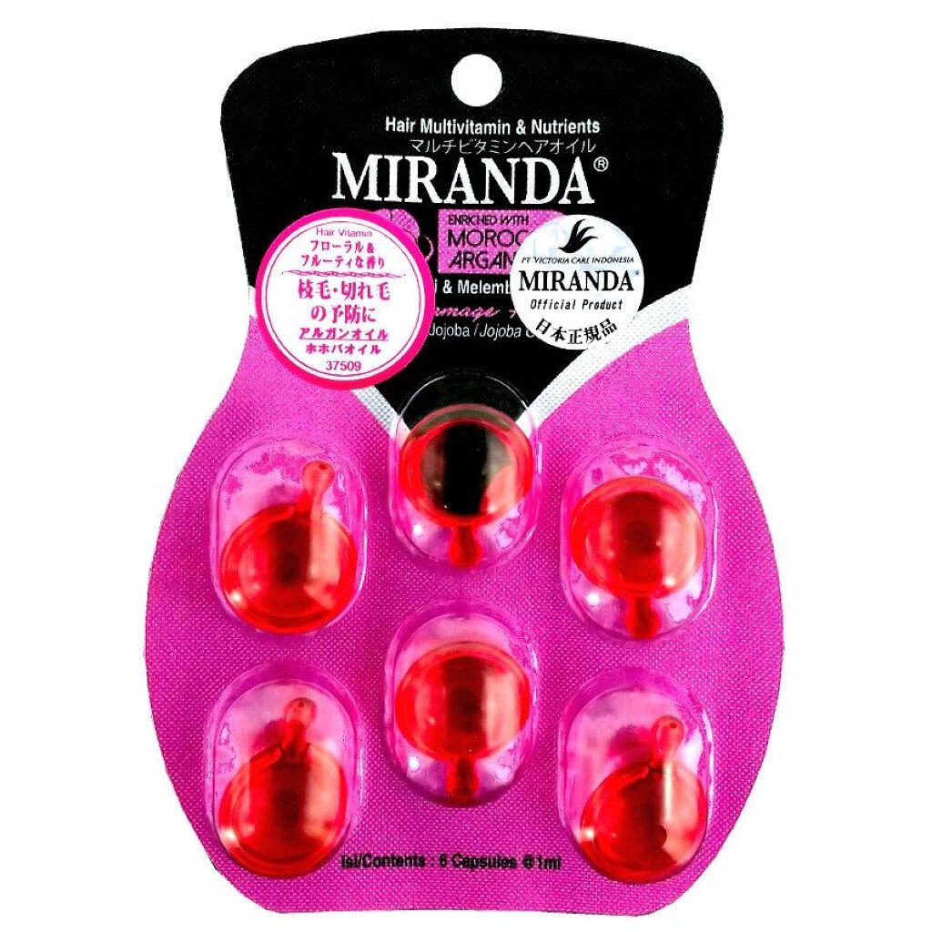 ヘアビタミン デイリーケアヘアオイル MIRANDA