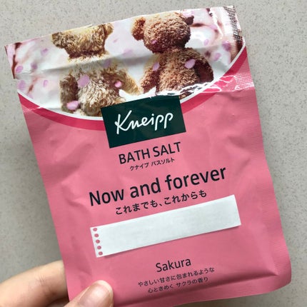 クナイプ バスソルト サクラの香り/クナイプ/無機塩系入浴剤を使ったクチコミ(1枚目)