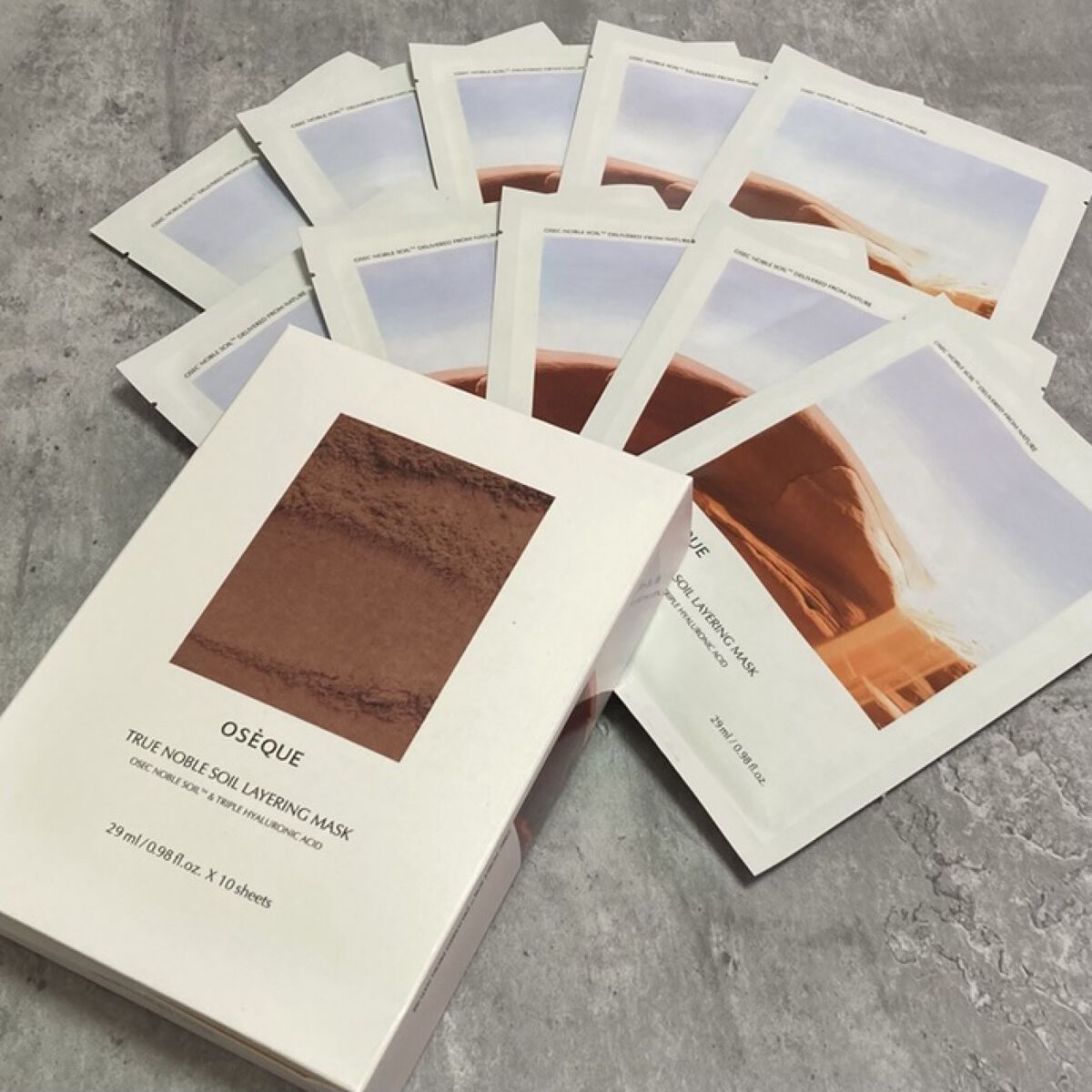 OSEQUE NOBLE SOIL LAYERING MASK/OSEQUE/シートマスク・パックを使ったクチコミ（2枚目）
