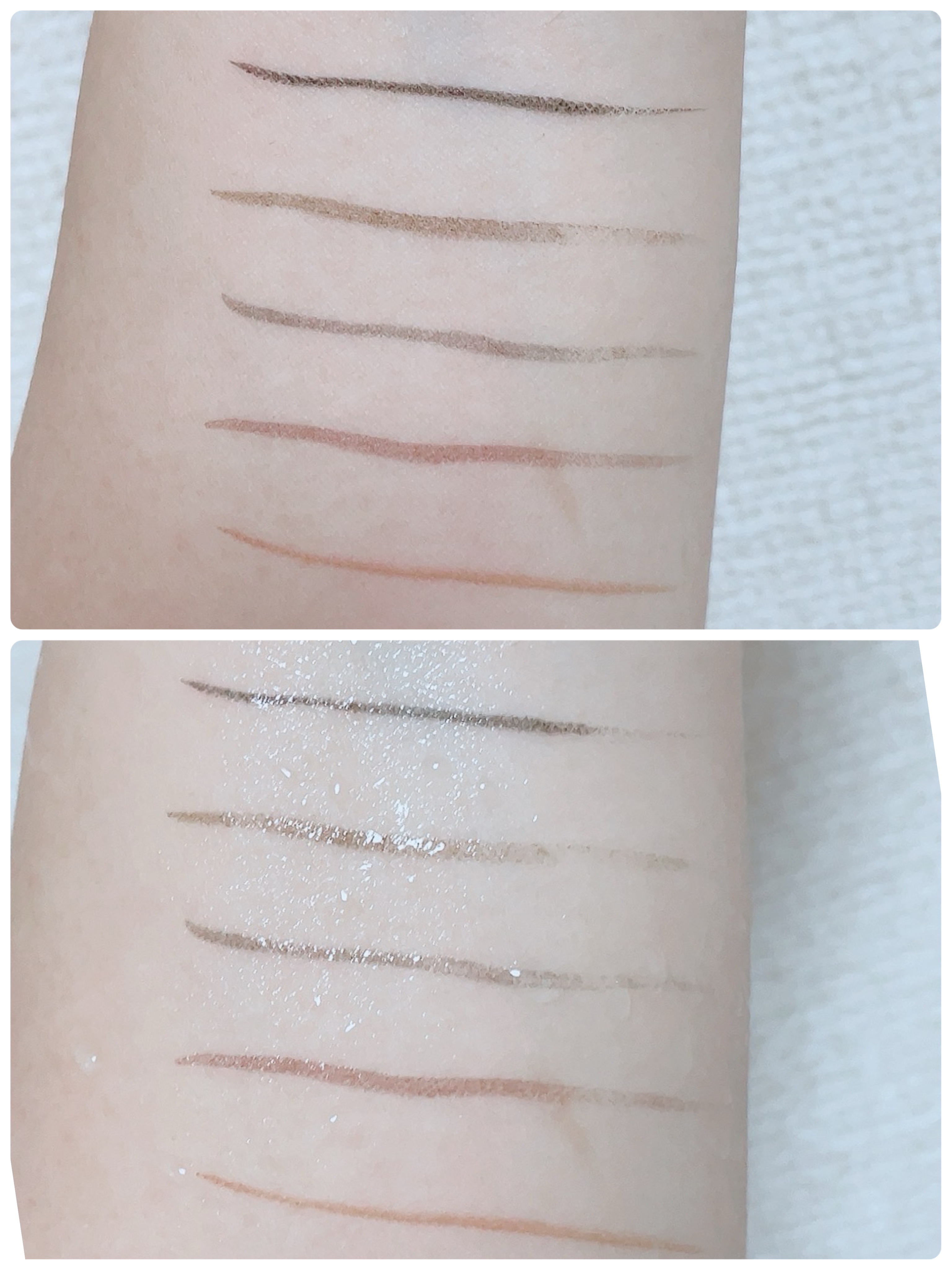 エトワルローズ アイライナーN 02 マロンブラウン/Étoile Rose/リキッドアイライナーを使ったクチコミ（2枚目）