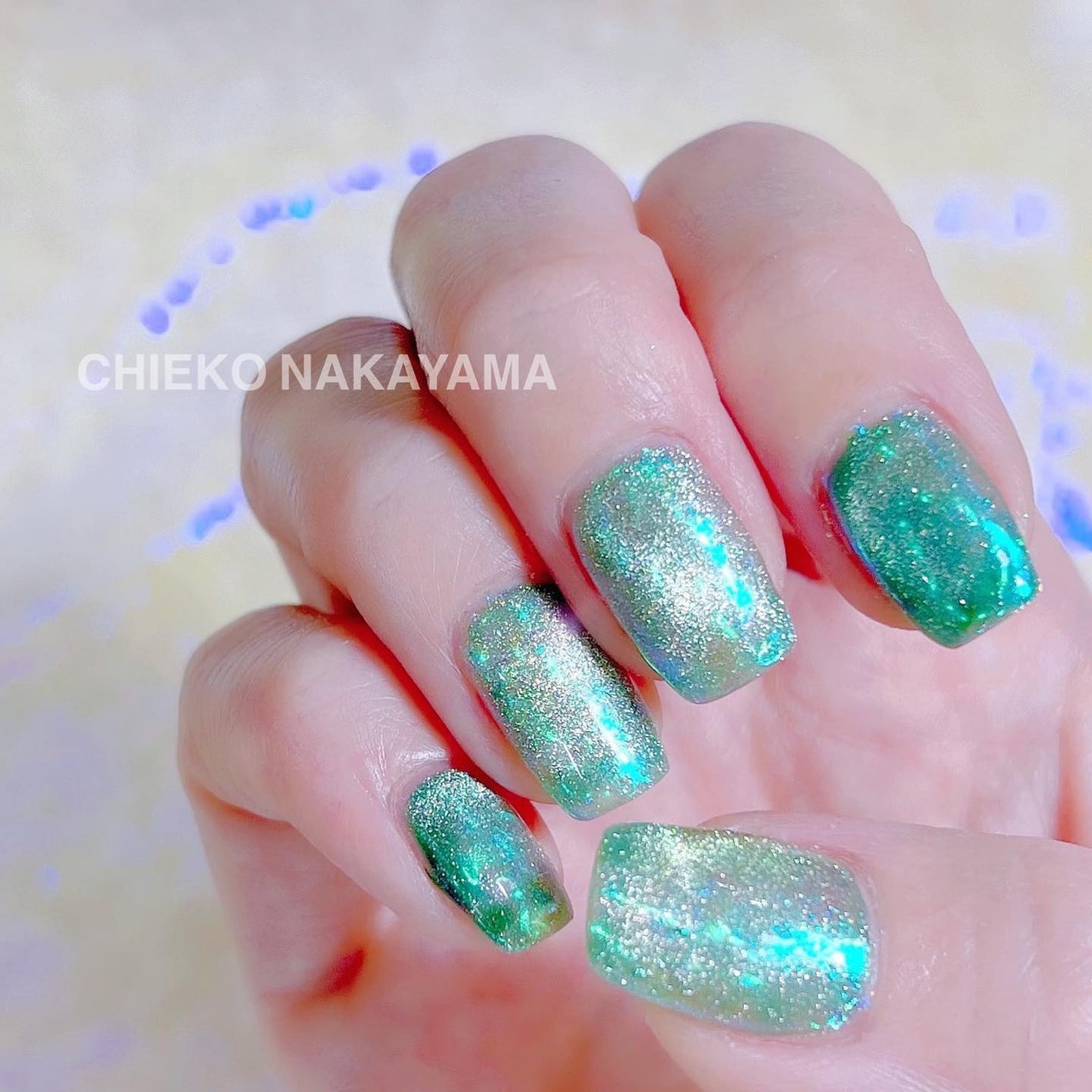 なかやまちえこ on LIPS 「最高にかわいいマイネイルになりました💅⠀⠀#youtubeライ..」(1枚目)