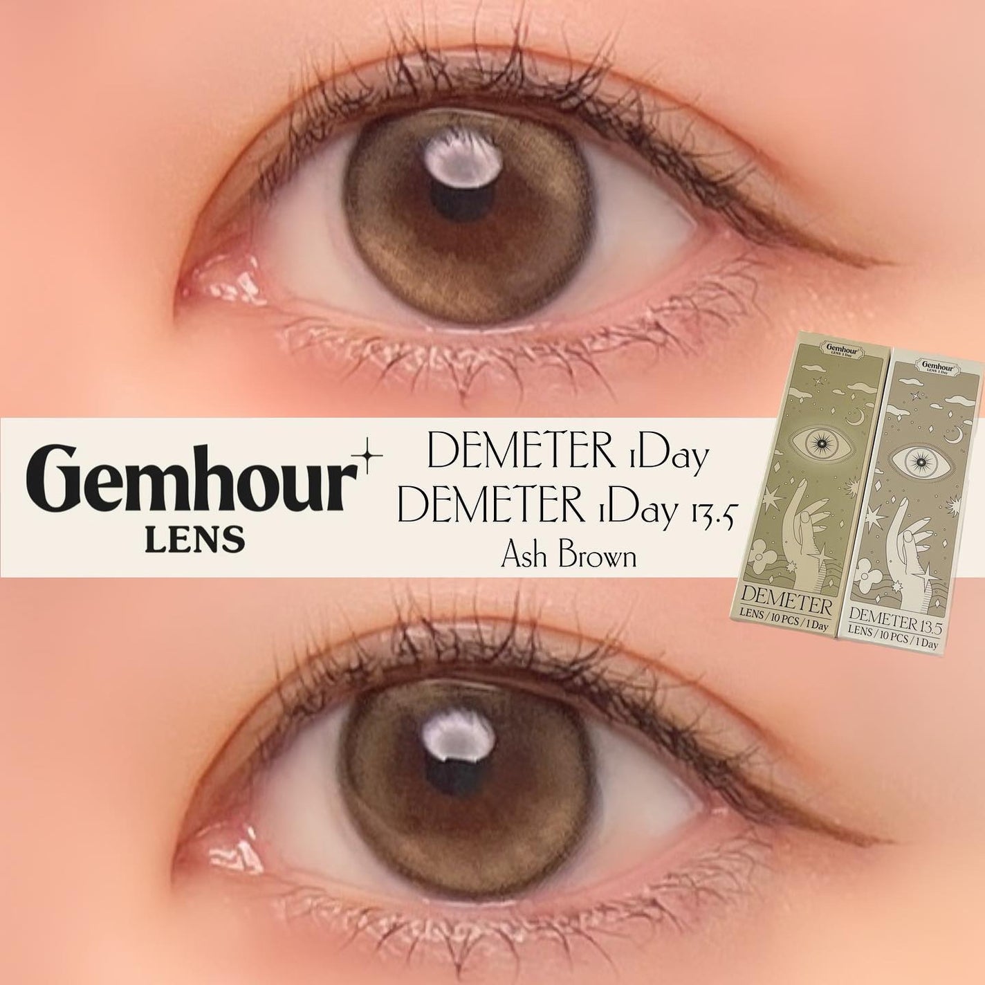 DEMETER 1day/Gemhour lens/カラーコンタクトレンズを使ったクチコミ(1枚目)