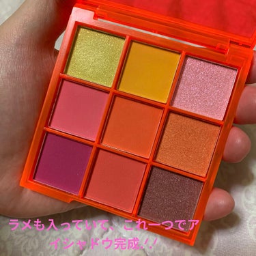 UR GLAM　BLOOMING EYE COLOR PALETTE/U R GLAM/パウダーアイシャドウを使ったクチコミ（2枚目）