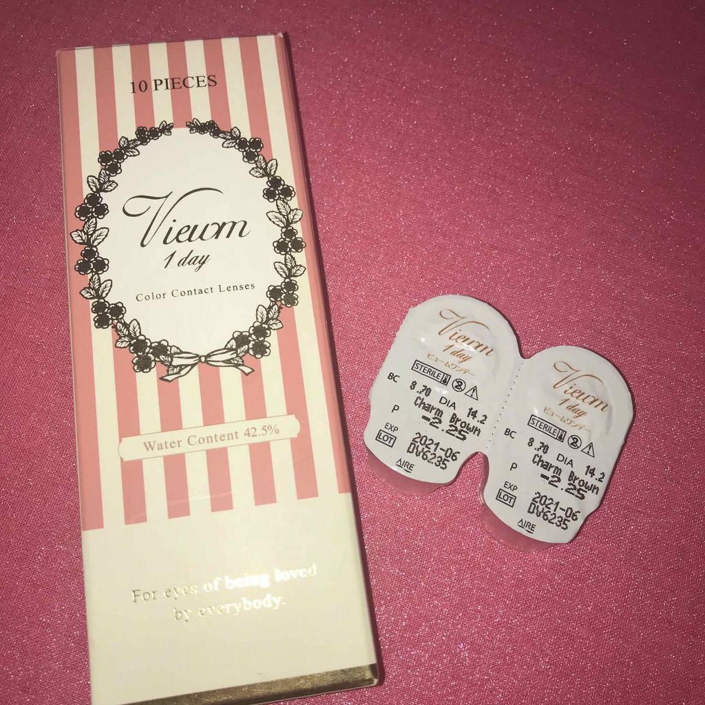 ビュームワンデー/ビューム/ワンデー（１DAY）カラコンを使ったクチコミ（1枚目）