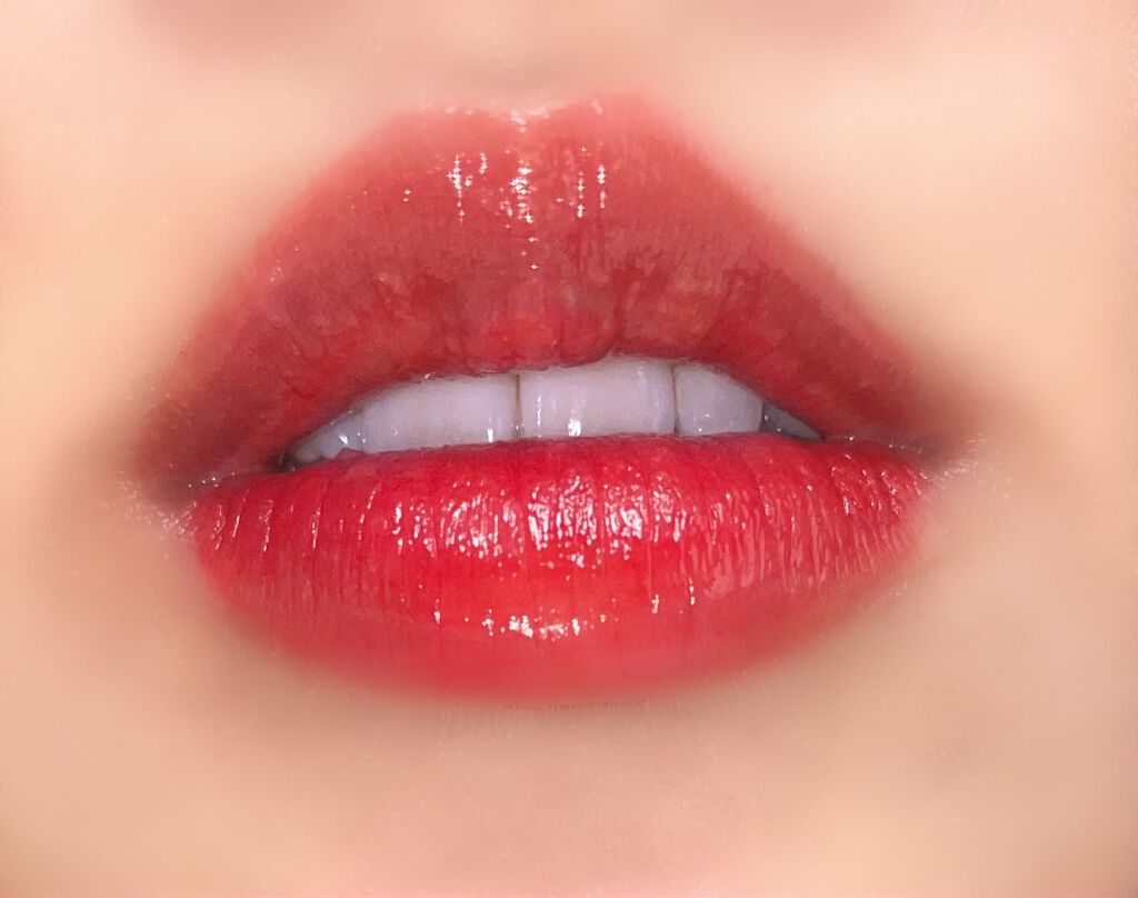 カラースプラッシュウォーターティント/B. by BANILA/リップティントを使ったクチコミ（2枚目）