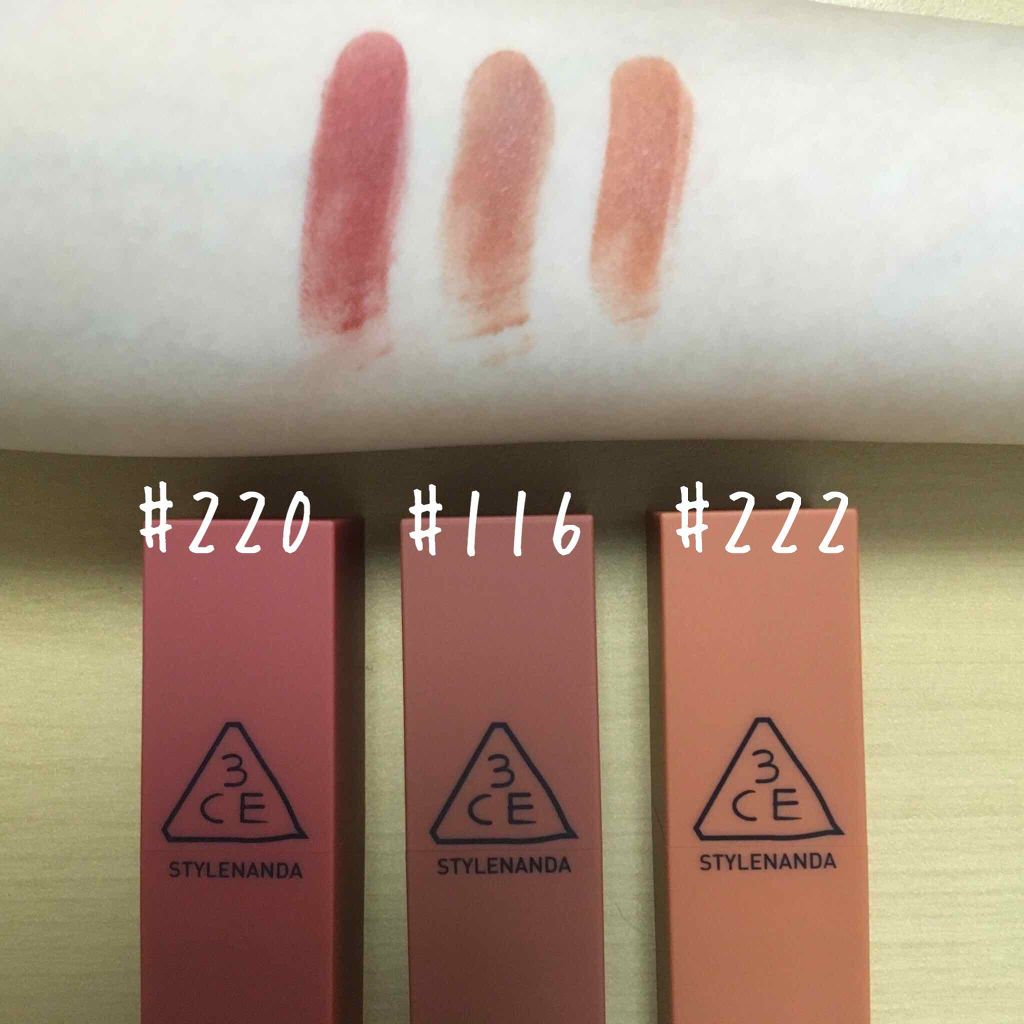 3CE MOOD RECIPE LIP COLOR/3CE/口紅を使ったクチコミ（2枚目）