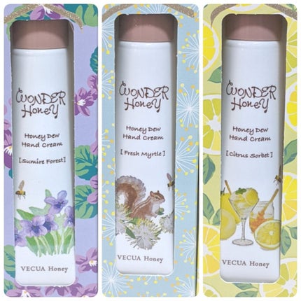ワンダーハニー はちみつの森のハンドクリームギフト/VECUA Honey/トライアルキットを使ったクチコミ(2枚目)