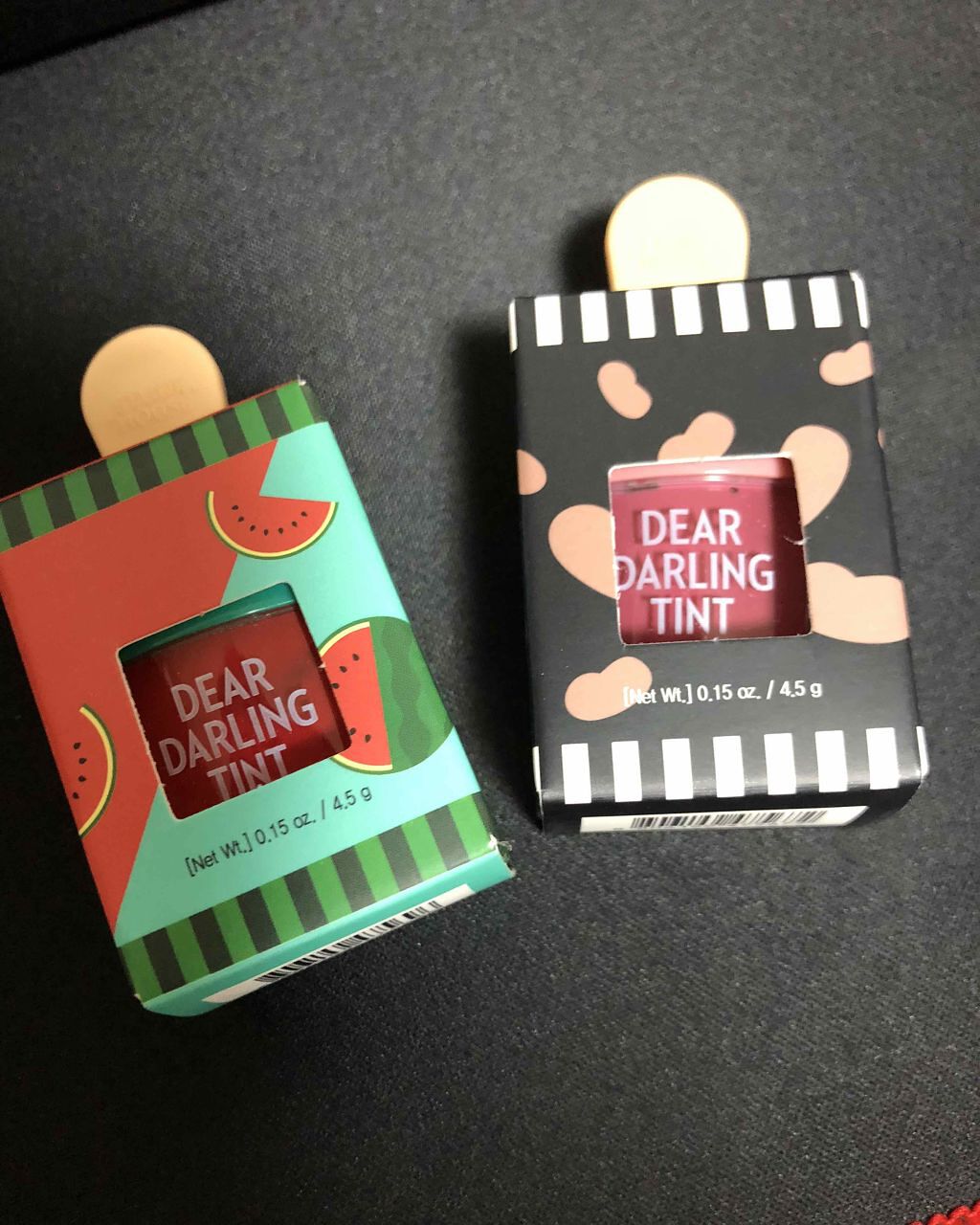 ディアダーリン ウォータージェルティント (アイスティント)/ETUDE/口紅を使ったクチコミ(1枚目)