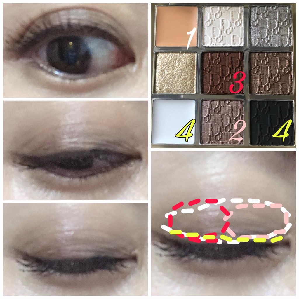 ディオール バックステージ アイ パレット/Dior/アイシャドウパレットを使ったクチコミ(4枚目)