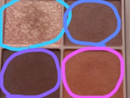 シルキースフレアイズ(マットタイプ)/キャンメイク/アイシャドウパレットを使ったクチコミ(4枚目)