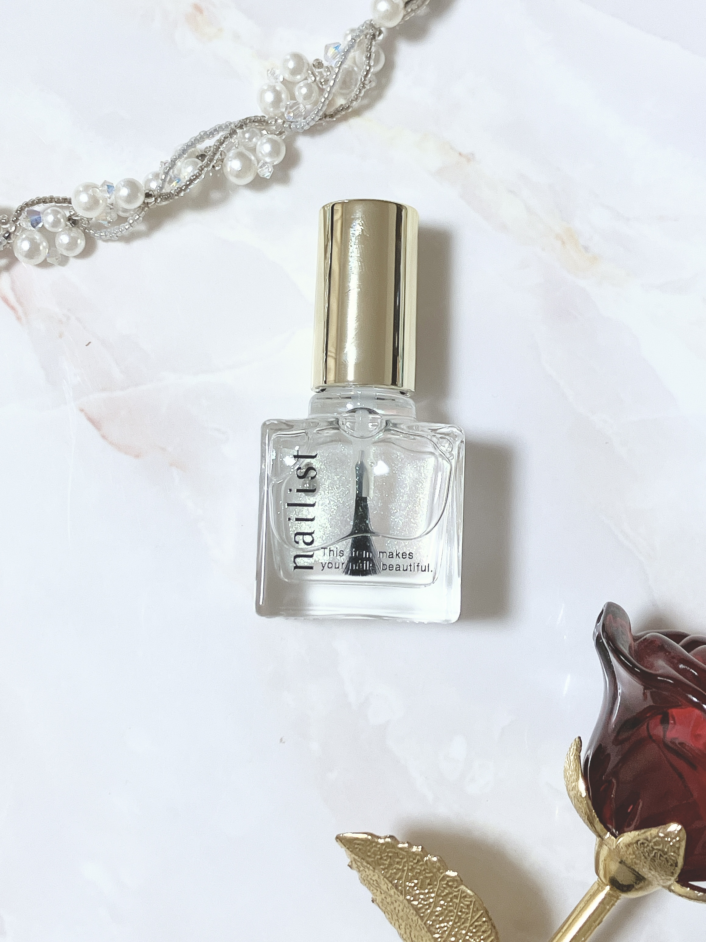 クイッククリスタルコートⅡ/ネイリスト/ネイルトップコートを使ったクチコミ（1枚目）