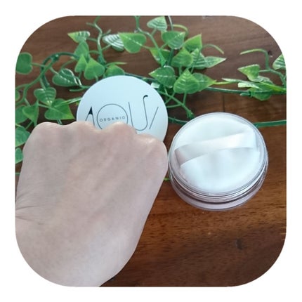 オーガニックフェイスパウダーUV/アクア・アクア/ルースパウダーを使ったクチコミ(3枚目)