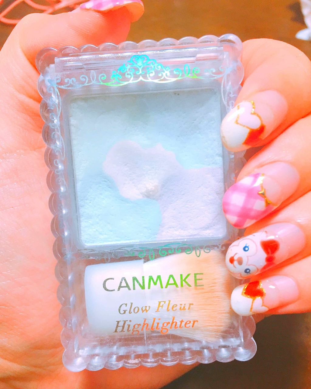 グロウフルールハイライター/キャンメイク/パウダーハイライトを使ったクチコミ(1枚目)