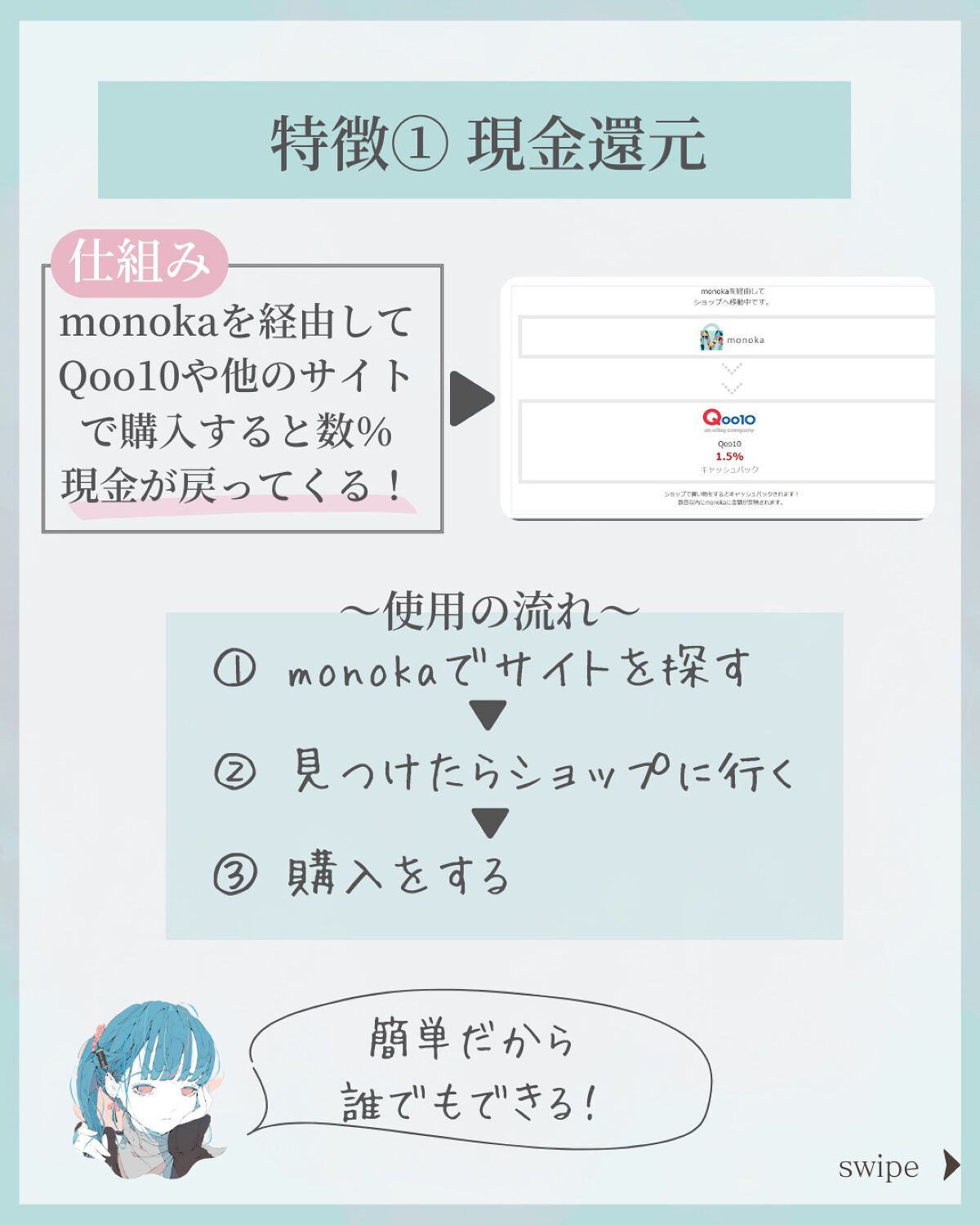 りん on LIPS 「今回は普段の買い物がお得になるmonokaについて解説をしてき..」(4枚目)