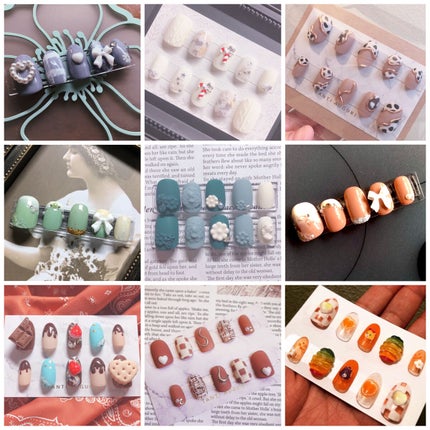 ジェルネイル(ライト対応)/セリア/ジェルネイルを使ったクチコミ(4枚目)