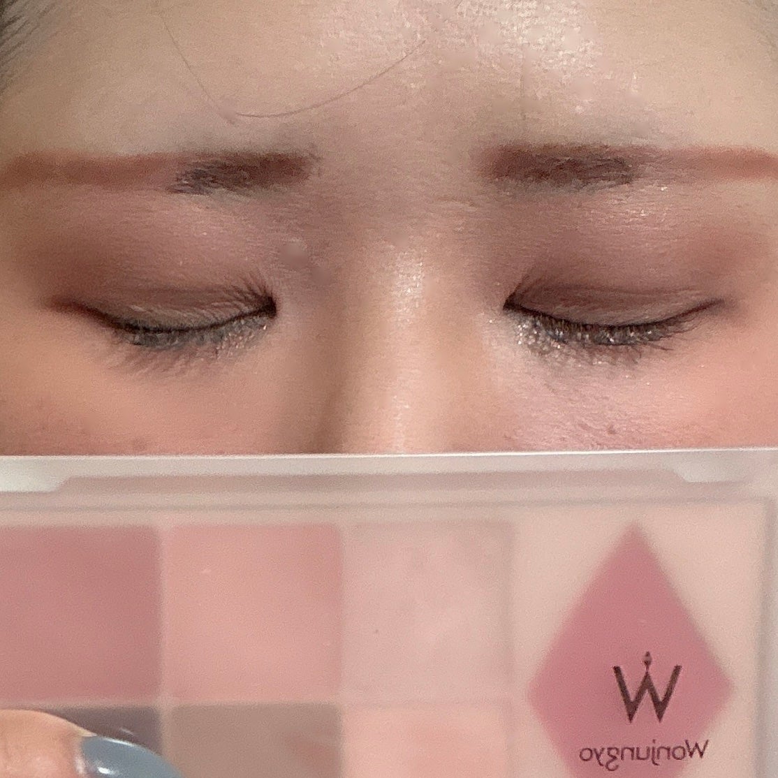 ウォンジョンヨ W デイリームードアップパレット /Wonjungyo/アイシャドウパレットを使ったクチコミ(4枚目)