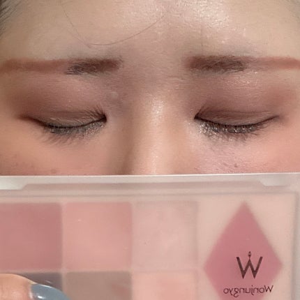 ウォンジョンヨ W デイリームードアップパレット /Wonjungyo/アイシャドウパレットを使ったクチコミ(4枚目)