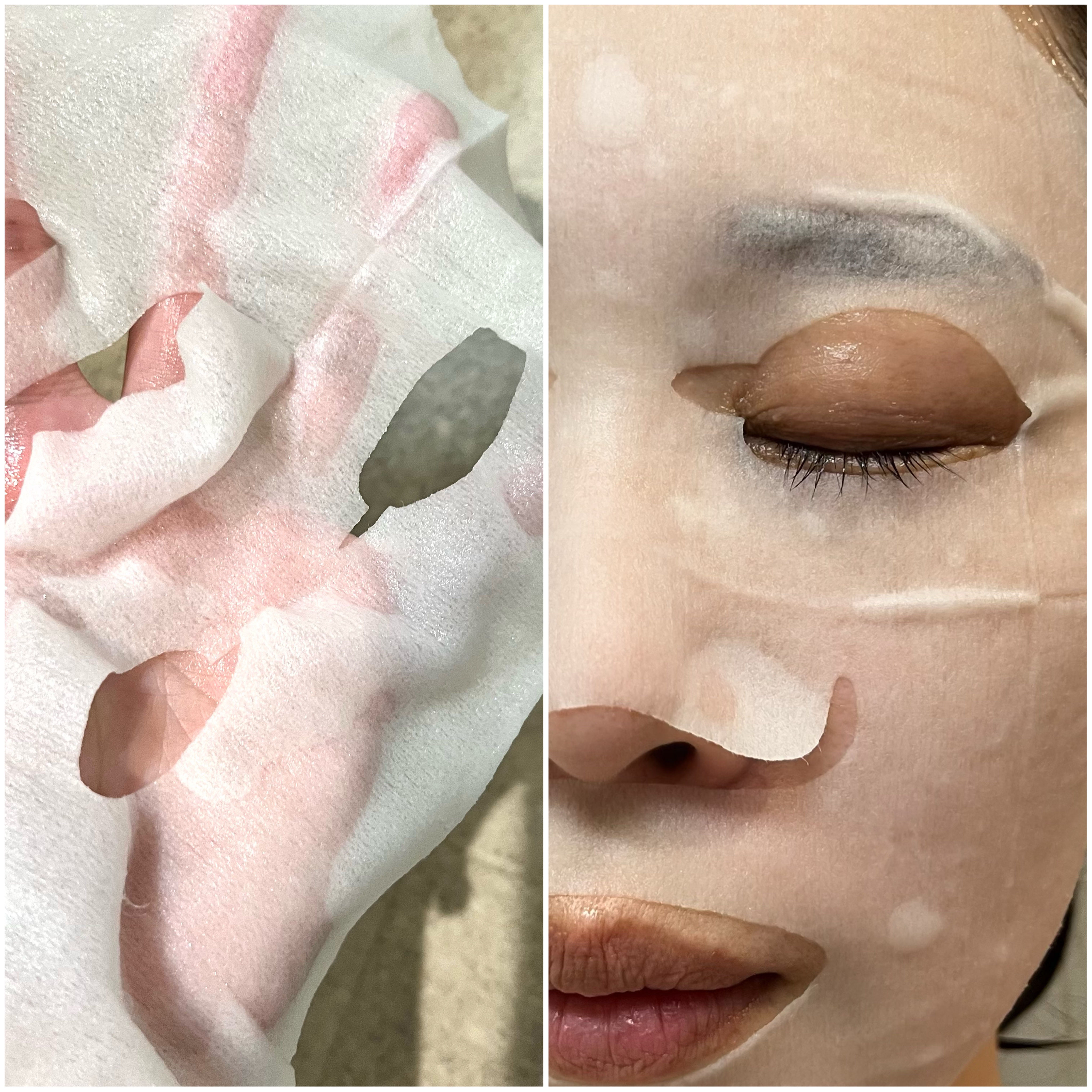 薬用リンクルエッセンスマスク ホワイト/なめらか本舗/シートマスク・パックを使ったクチコミ（3枚目）