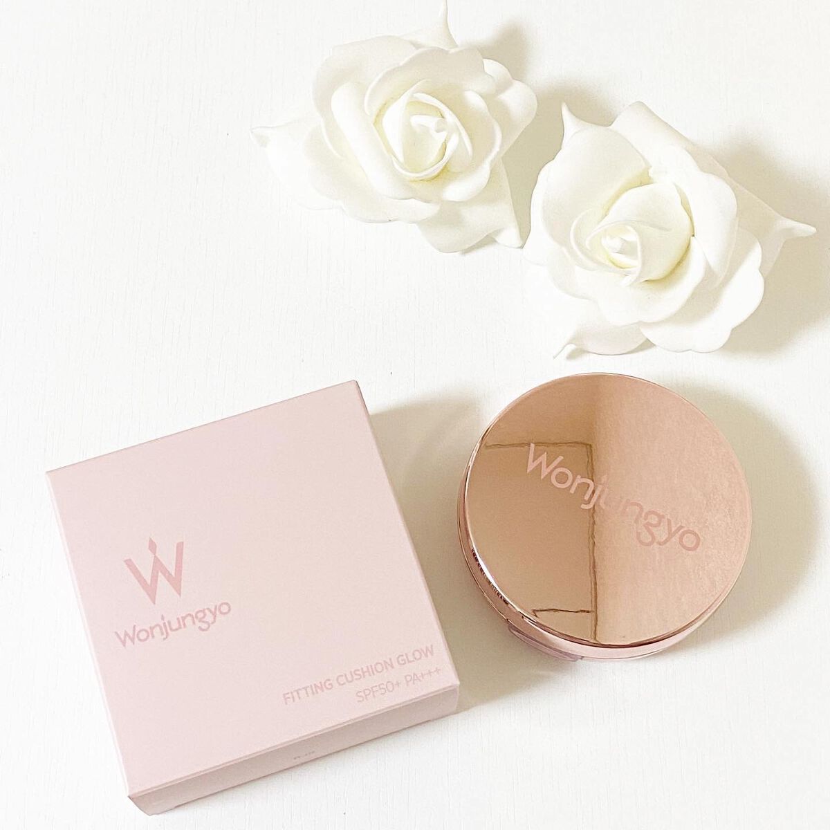ウォンジョンヨ フィッティングクッション グロウ 03 ペールベージュ/Wonjungyo/クッションファンデーションを使ったクチコミ（1枚目）
