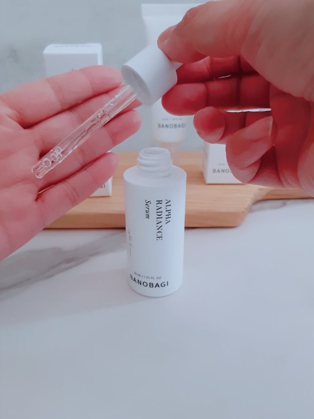 アルファ ラディアンス トーンアップクリーム/BANOBAGI/フェイスクリームを使ったクチコミ（3枚目）