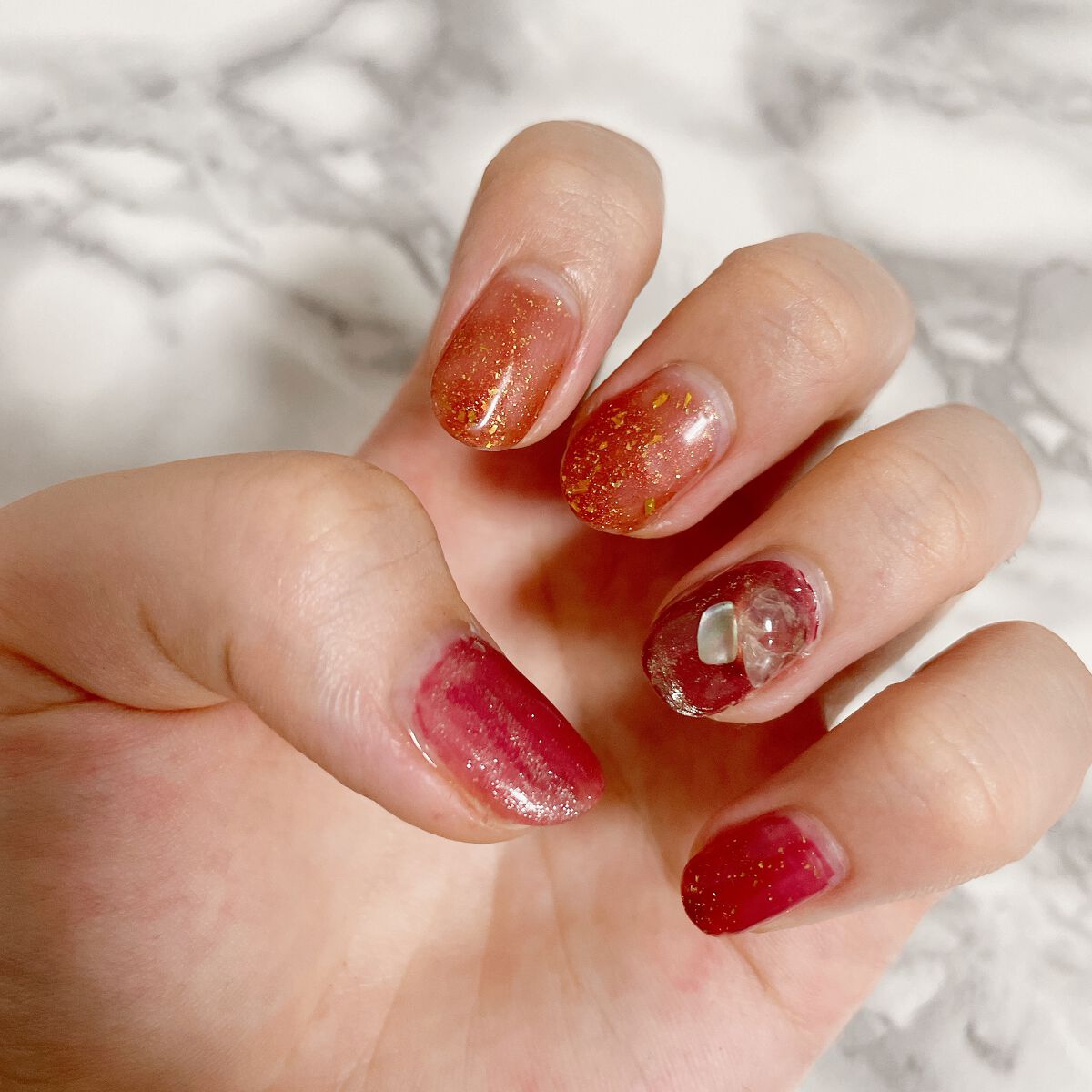 ジェルネイル/ジェルミーワン/ジェルネイルを使ったクチコミ(2枚目)