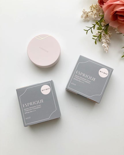 アクアリー スキンウェア カバー/ESPRIQUE/クッションファンデーションを使ったクチコミ(7枚目)