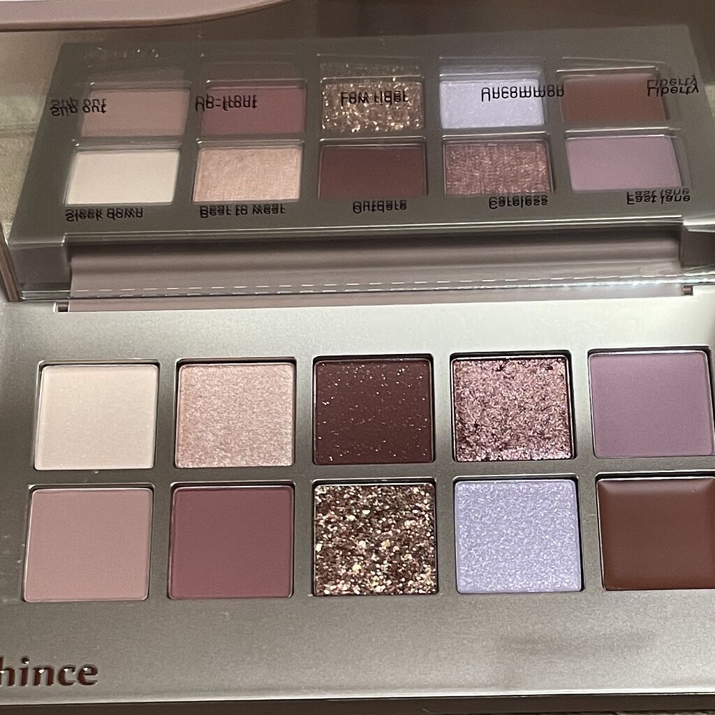 ニューデップスアイシャドウパレット/hince/アイシャドウパレットを使ったクチコミ（1枚目）
