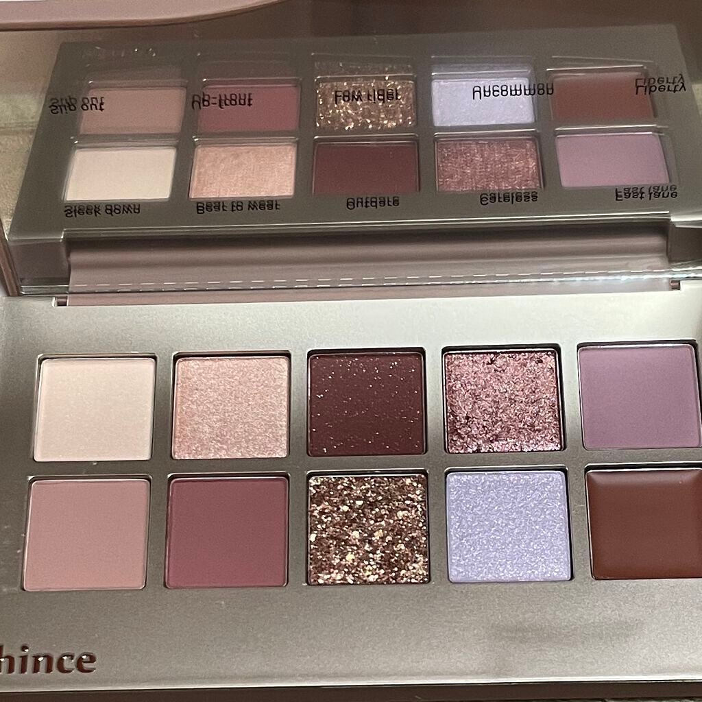 ニューデップスアイシャドウパレット/hince/アイシャドウパレットを使ったクチコミ(1枚目)