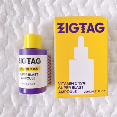 ビタミンC15%スーパーブラストアンプル/ZIGTAG/美容液を使ったクチコミ（1枚目）