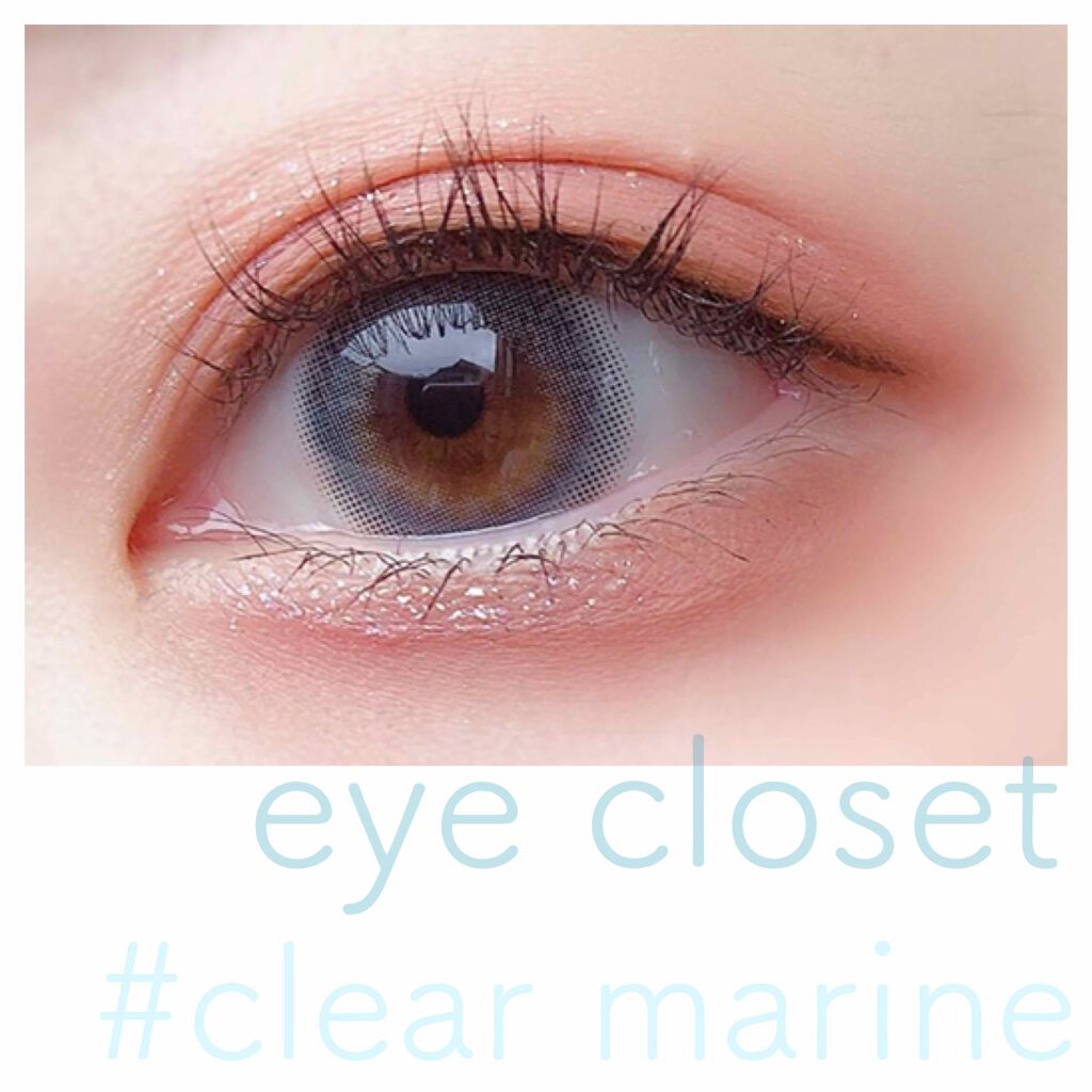
【eye closet 1day
　　　　　# clear marine】


個人的に最近ブルーカラコンを色々試しているので、
こちらを購入してみました💓



♡レンズスペック♡
DIA  14.2mm
着色直径　13.5mm
BC